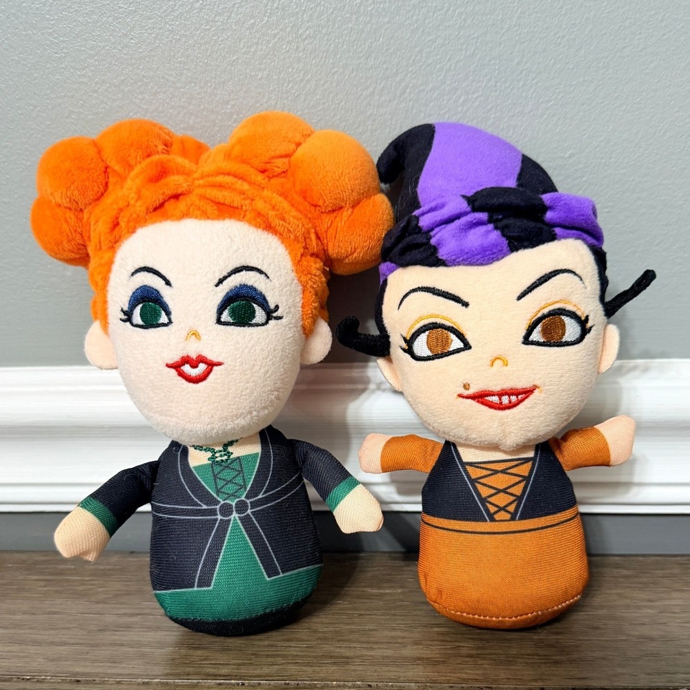 Disney Hocus Pocus Sanderson Sisters Plush Winifred Mary Sanderson Set